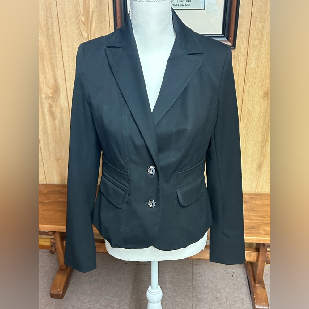 New York & Company Stretch Black Blazer Size 4